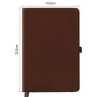  A5 Dotted Notebooks - Dotted Grid Journal With Pen Holder  Dotted Dotted Brown