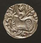 I14-61   Shahi Kings Ar Drachm     spalapati Deva     Bull horseman     Tye 7 4