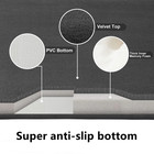 1pc Super Absorbent Anti-slip Bathroom Floor Mat Coral Velvet Soft Door Mat