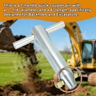 Tag Style T-handle Quick Coupler Pin 1-1 4 x6 For Backhoe Excavator 2500-12000lb