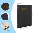 Refillable Address Book With Alphabetical Tabs  W pockets  648 Large Print Telep