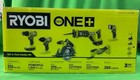 Ryobi One  18v Cordless 6-tool Combo Set  pcl1600k2   e18 