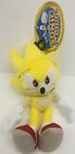 Super Sonic Yellow 8    Keychain Plush Toy  authentic 100  Brand New 