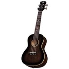 Luna Uke Artist Vintage Soprano Ukulele  Distressed Vintage Brownburst W  Gig Ba