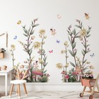 Large Boho Wall Decals Flower Fairy Stickers For Living Room Bedroom Home Decor