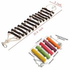 Bird Rope Step Ladder Toy Bridge Cage Hammock Swing Toys For Parrot Parakeet    