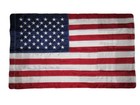 3x5 Ft Usa Embroidered Blue Sleeve Pole Pocket Deluxe Nylon Stars American Flag 
