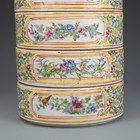 10 4 old Chinese Antique The Qing Dynasty Huangdi Flowers And Birds Cover Boxset