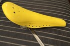 Nos Mongoose Viscount Bmx Seat Vintage Yellow Old School 