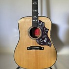 Factory Flower bird Solid Spruce Top Acoustic Guitar Koa Back side  B1g Eq Fast