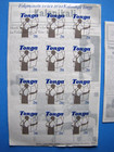 Tonga 1984 Sc 580-581 - 20th Anniv Tonga Chronicle Sheet Of 9   12 Self Adhesive