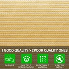 90  Sun Shade Fabric  6x8ft Sun-block Net Mesh Shade With Clips For Pergola C   