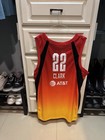 Jordan Wnba All-star Clark  22 Red Orange Yellow Black Basketball Jersey