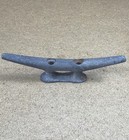 1 Used 6     inch  Cast Iron Boat Dock Cleat Used Guc Sailor Navy Nautical Ship Fl