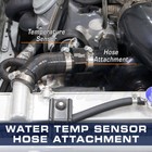 Glowshift 36mm  1-7 16   Water Temperature Gauge Sender Sensor Attachment