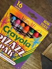 Rare Vintage Crayola     Pizaz Pak     Glitter And Neon Crayons  1990s Set Of 16