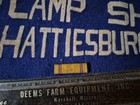 Vintage Camp Shelby Hattiesburg Ms 20in Pennant Flag Ww2 American Defense Ribbon