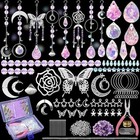 Diy Suncatcher Kit 400pcs Sun Catchers Making Kit Supplies Crafts Butterfly