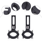 2x Motorcycle Spot Fog Driving Light Fork Mount Clamp Bracket Headlight Holder