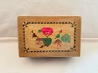 Vintage 5 Sun Step Japanese Secret Wood Puzzle Box Rare Pinging Bird Drawer