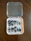 Kuromi Press-on Nails  black Gothic Cute Nails   Medium Coffin   10-piece Set
