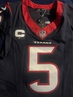 Houston Texans Jalen Pitre  5 Game Issued team Issued Jersey Captains Patch Coa