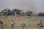 1961 Masters Augusta National Golf Club Hole  7 Pencil Signed Print W Remarque