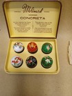 Vintage Molinard Concreta Paris France Bakelite Perfume Set Of 6 Original Box