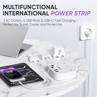 European Plug Adapter  Unidapt Us To Uk Europe Power Strip For Eu uk us With Usb