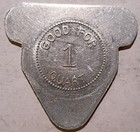 Brantford Ontario  Canada - Macnicolls Dairy 1 Quart Milk Token