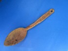 Antique Revolutionary War colonial Era Handmade Wooden Spoon