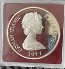 1977 Cayman Islands Silver Proof Queens Coin Collection  50 5 Queens