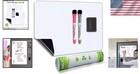 Magnetic Dry Erase Board For Fridge 12 x8  - Easy Clean Whiteboard With Markers