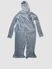 Xersion Girls Plus Tracksuit Hoodie Pants Activewear Velour Ribbed L  14  Blue