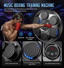 Black Smart Bluetooth Music Boxing Machine 9 Training Modes With Boxing Gloves