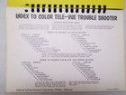 Vintage Televue Trouble Shooter Color Tv For Service Technicians 1961 Television