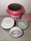 Vintage 1998 Hello Kitty Stainless Steel Lunch Jar Soup Container   Bag Set Rare