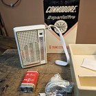 New Commodore Superlative 6 Transistor Radio     Vintage W  Box   Plugs    pristine 
