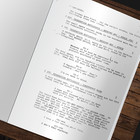 Star Wars - The Phantom Menace Replica Script  Signed   Light Cover