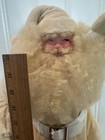 Vintage Tall White cream Velvet Harold Gale Santa  Store Display