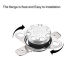 5pcs Ksd301 N c 110  c Thermostat Temperature Thermal Control Switch 10a 250v