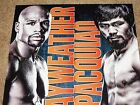 Floyd Mayweather Vs  Manny Pacquiao Fight Poster 2015 Las Vegas Original In Mint