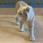 Lenox Porcelain Tiger Figurine White With Gold Stripes Made In Usa