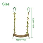 Bird Swing Stand Bird Perch Stand Parrot Rope Swing Hanging Toy Cage Toys Tra