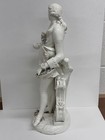 Pr John Bevington White Staffordshire Antique Figure Gentleman 19th Century 49cm