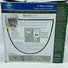 Petsafe 4-way Locking Cat Flap Door Small For 1 - 15 Lb Pets Box Damage Nib