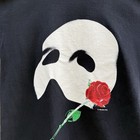 Vintage Phantom Of The Opera Shirt Mens M Dewynters Rose Mask Graphic 90s Tee