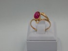 Really Beautiful Last Century  Ruby Gold 14k Ring Stamp 585 Royal Ussr Antique