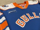 San Diego Gulls Game Worn Used Ahl Ccm Authentic Throwback Mic Jersey Ducks 54