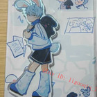 2pcs Alien Stage Ivan Rabbit Till Acrylic Desktop Stand Figure Collection Decor 